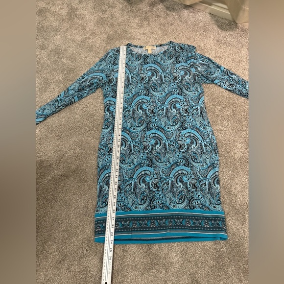 Michael by Michael Kors Paisley Shift Dress Medium - Picture 3 of 8
